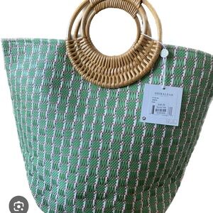 NWT Shiraleah Green Roma tote